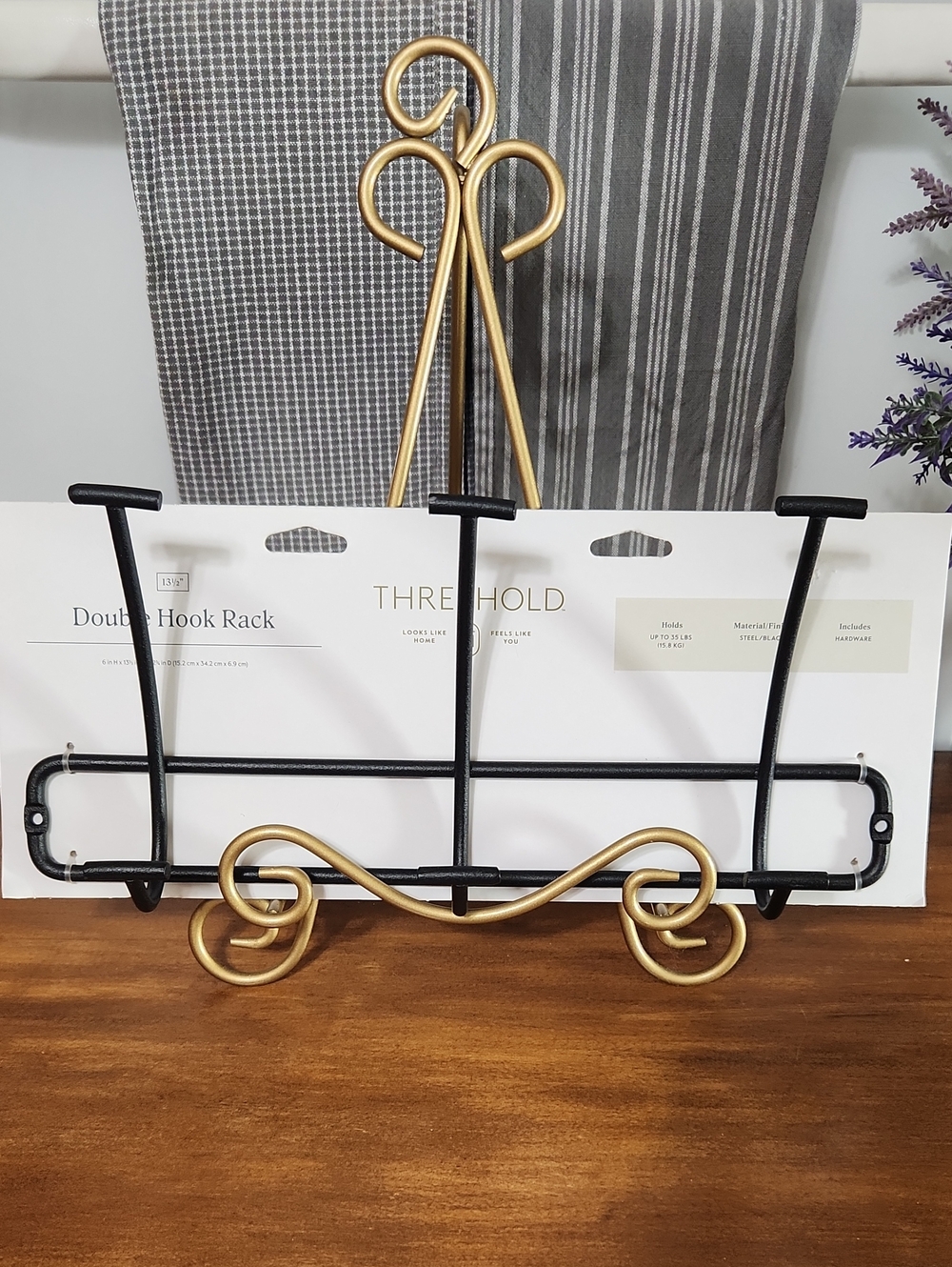 Threshold Double Hook Rack